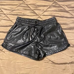 Sincerely Jules Faux Leather Shorts